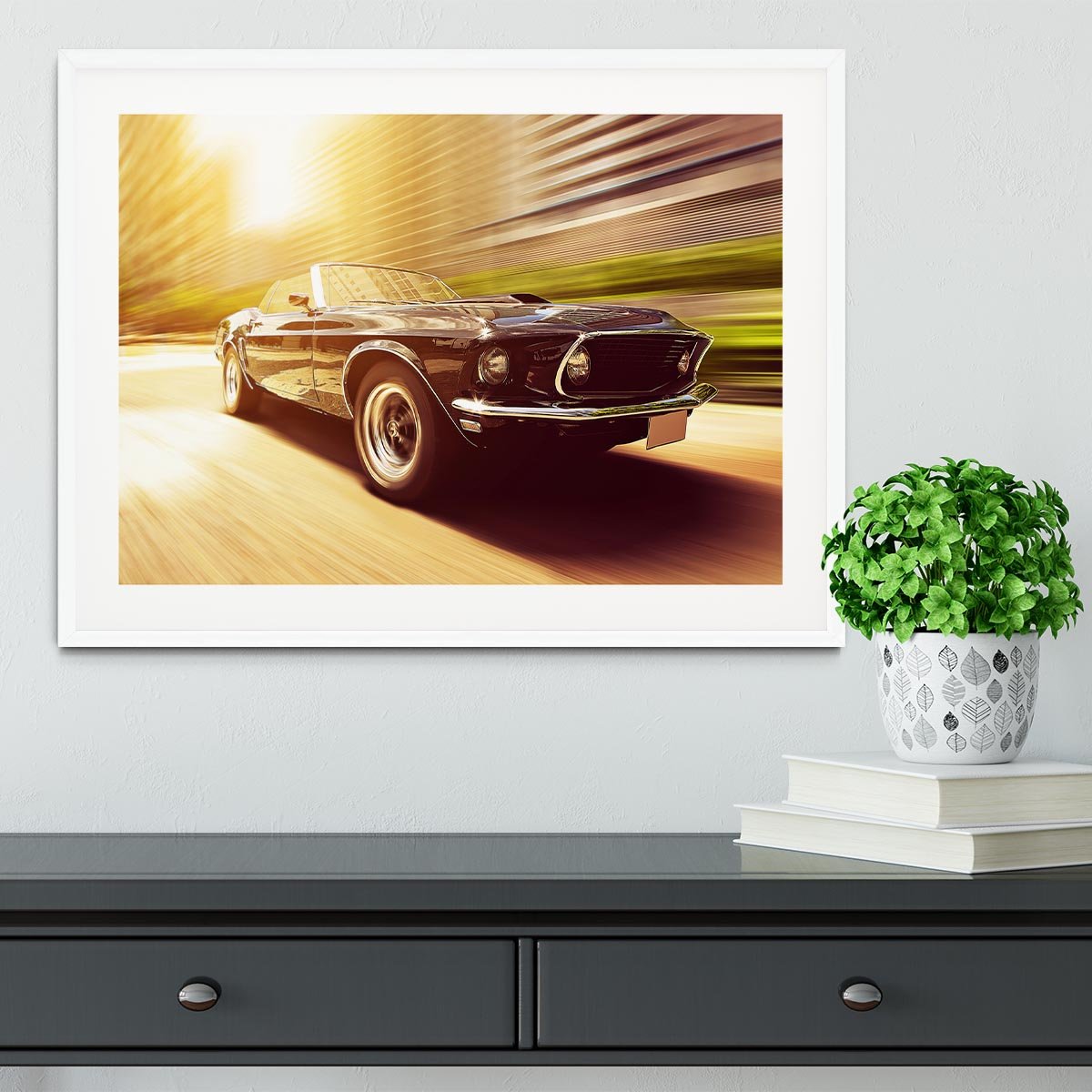 Vintage Car Framed Print - Canvas Art Rocks - 5