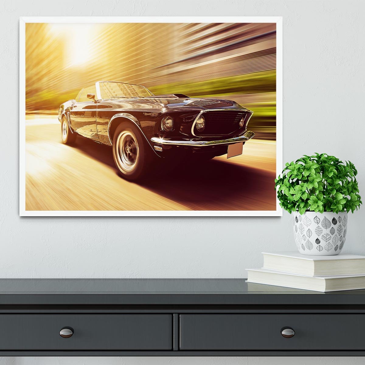 Vintage Car Framed Print - Canvas Art Rocks -6