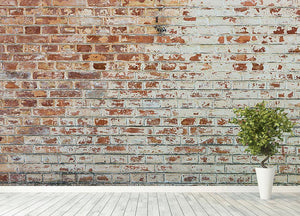 Vintage dirty brick wall Wall Mural Wallpaper - Canvas Art Rocks - 4