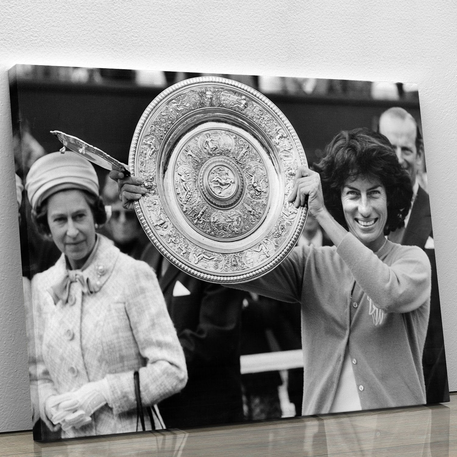 Virginia Wade tennis player Canvas Print or Poster