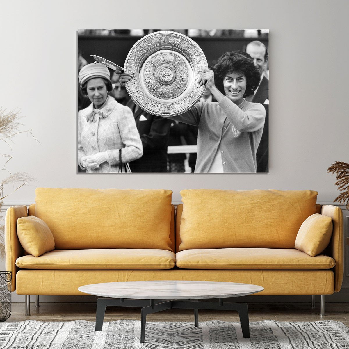 Virginia Wade tennis player Canvas Print or Poster