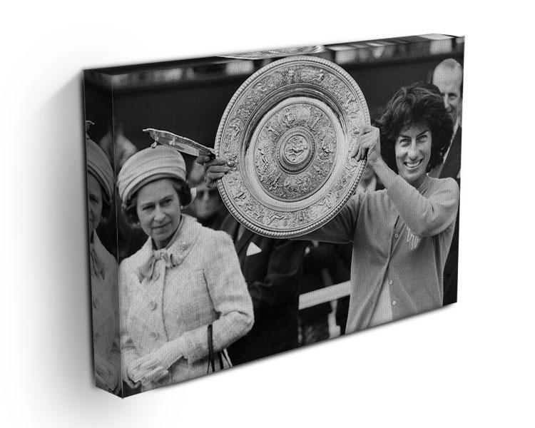 Virginia Wade tennis player Canvas Print or Poster - Canvas Art Rocks - 3