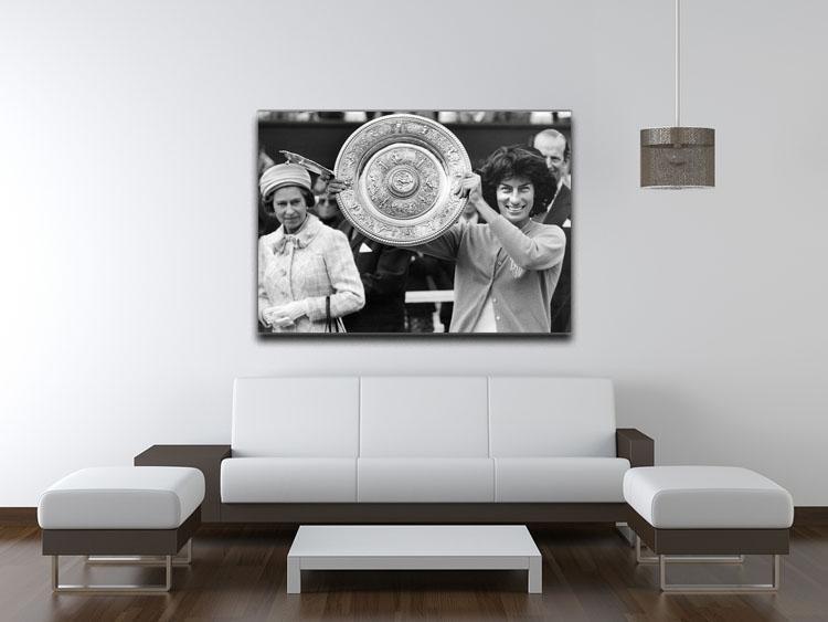 Virginia Wade tennis player Canvas Print or Poster - Canvas Art Rocks - 4