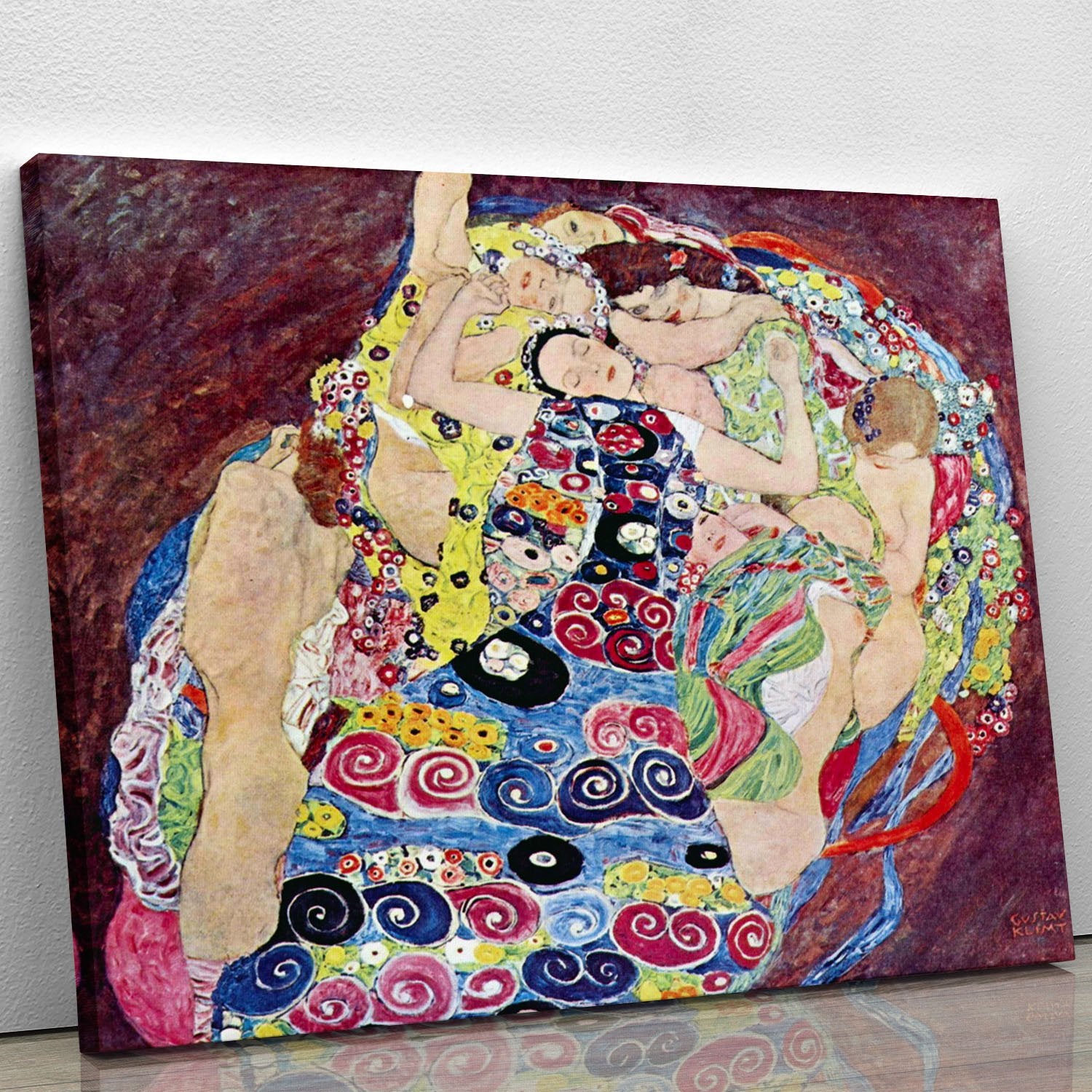 Virgins by Klimt Canvas Print or Poster