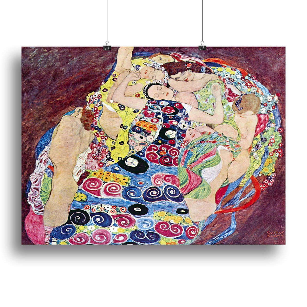 Virgins by Klimt Canvas Print or Poster
