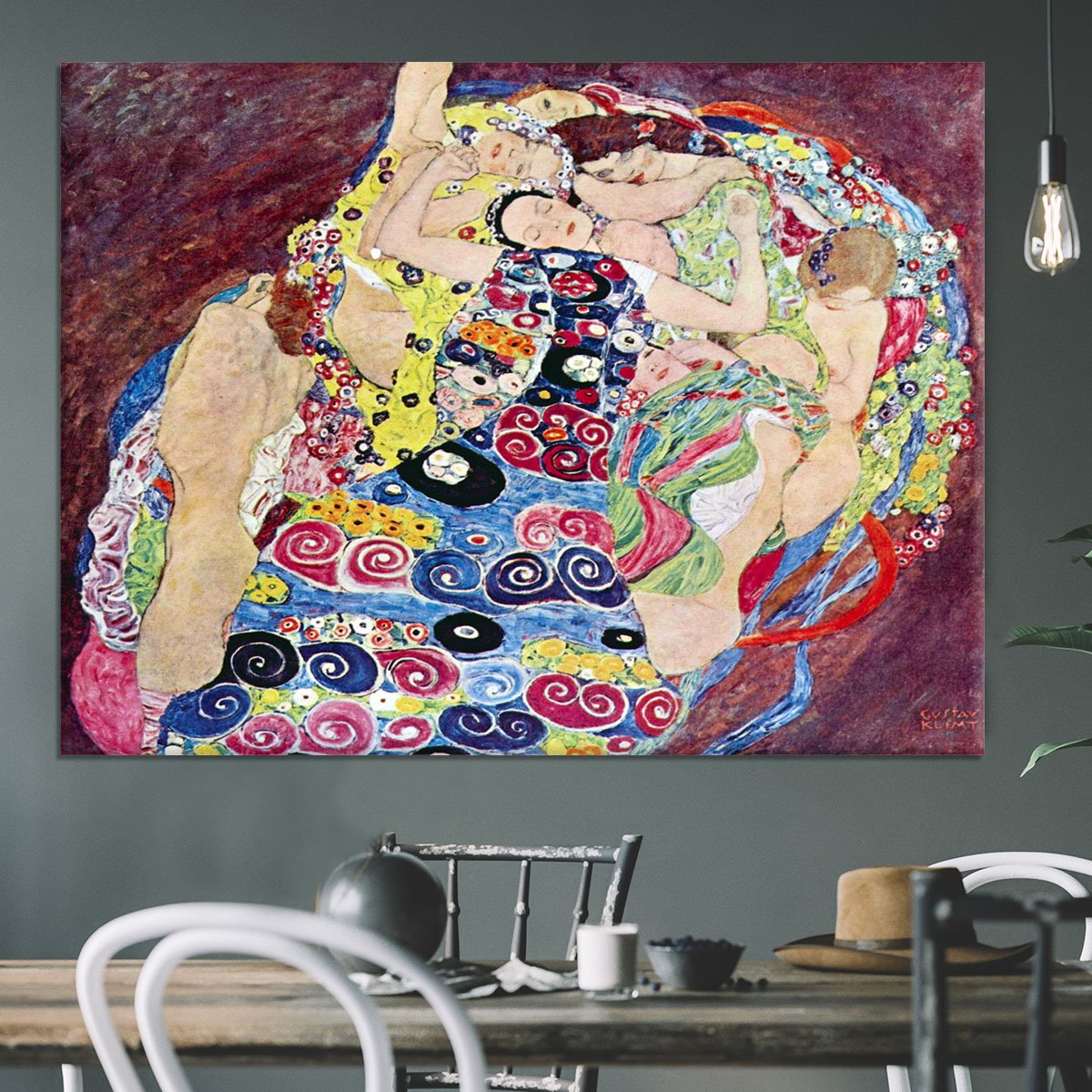 Virgins by Klimt Canvas Print or Poster