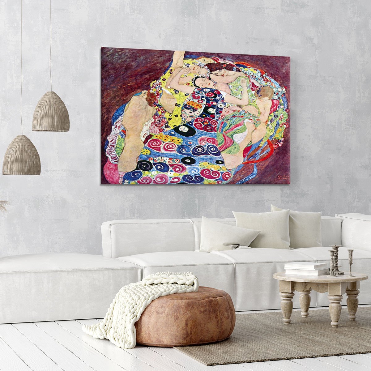 Virgins by Klimt Canvas Print or Poster