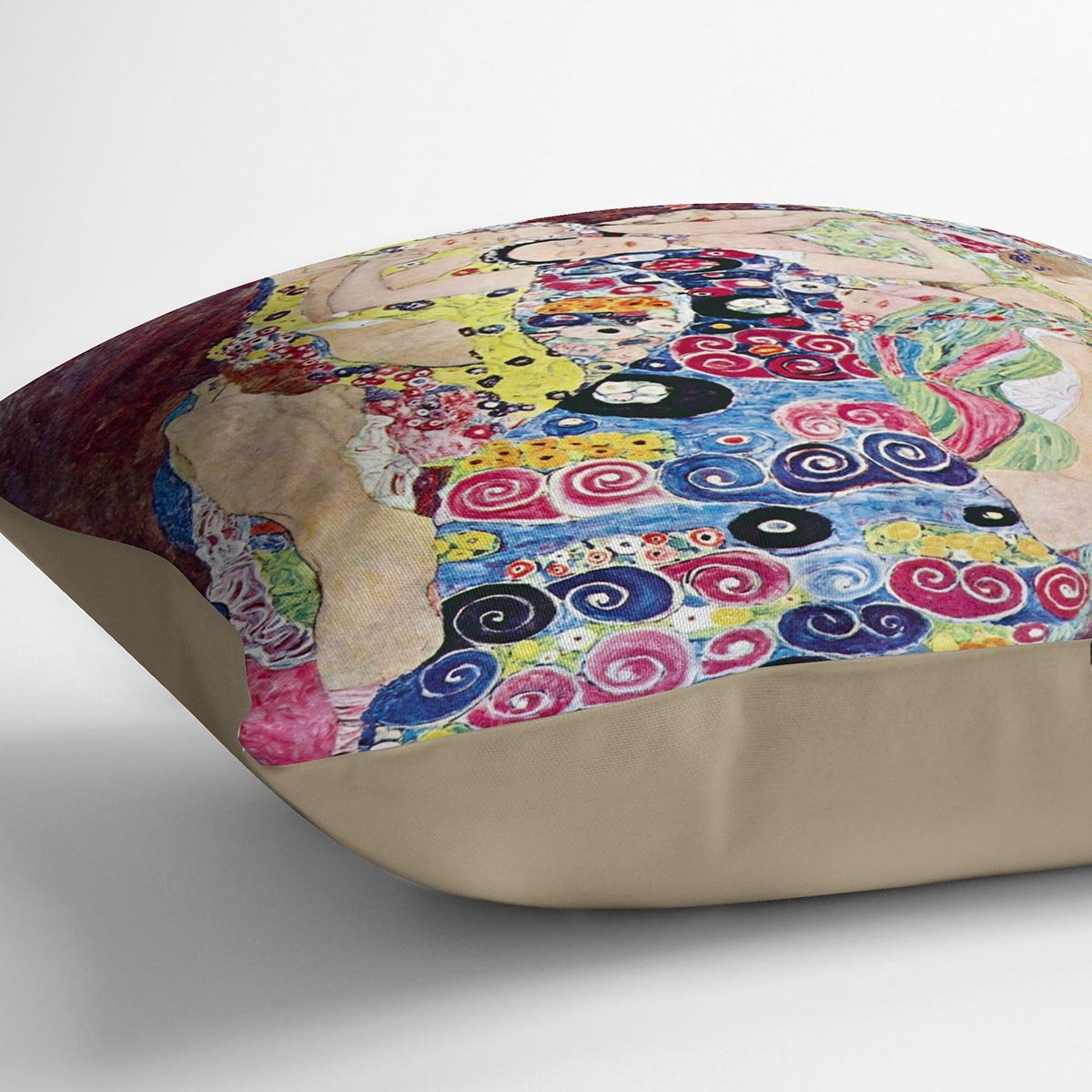 Virgins by Klimt Throw Pillow