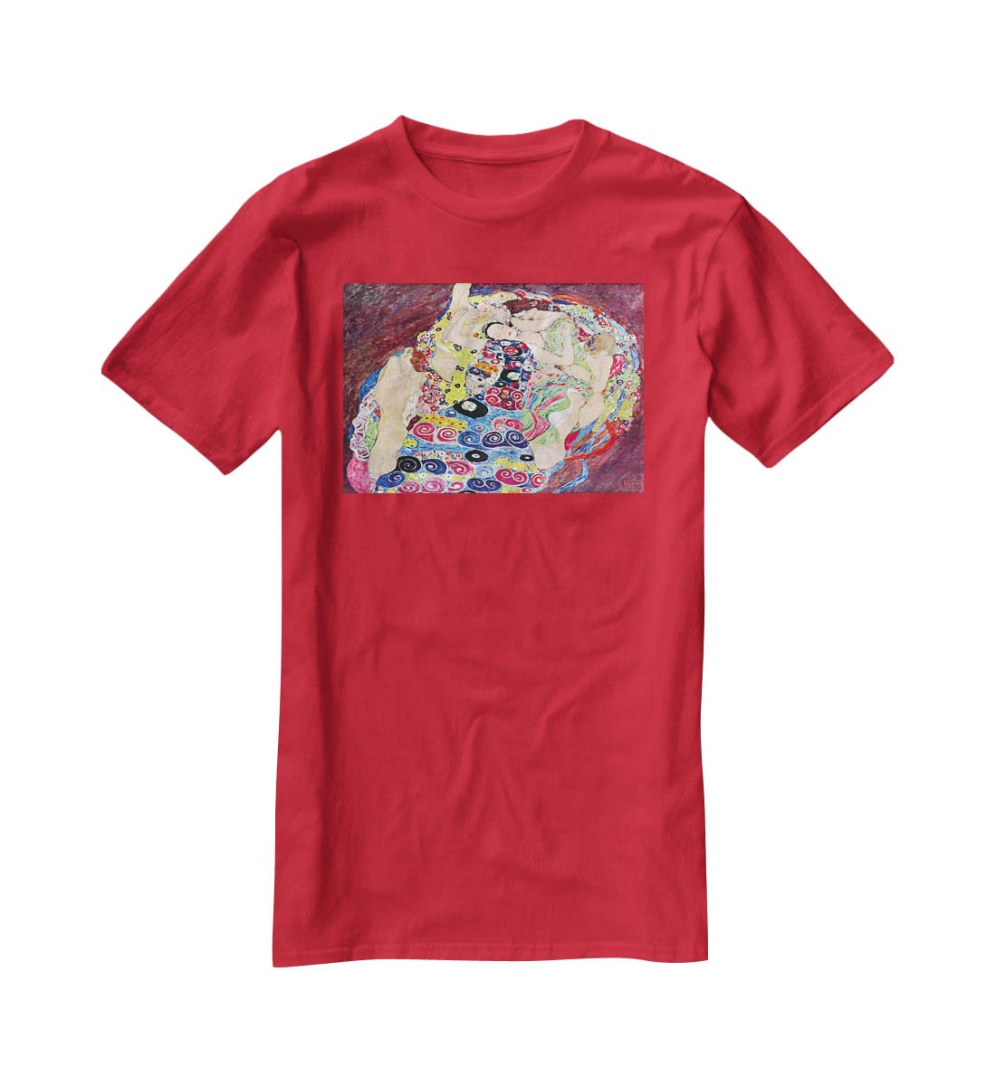 Virgins by Klimt T-Shirt - Canvas Art Rocks - 4