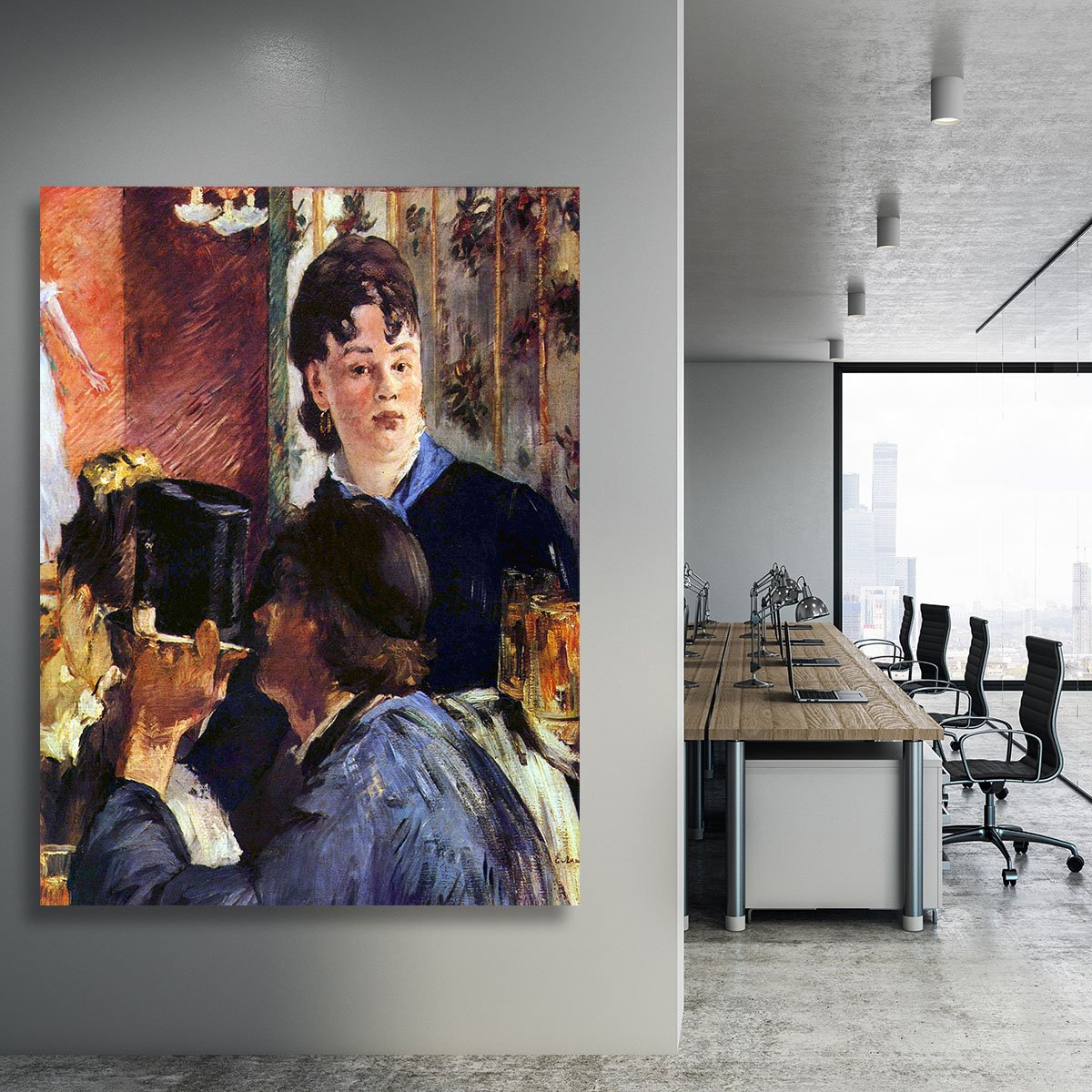 Waitress by Manet Canvas Print or Poster