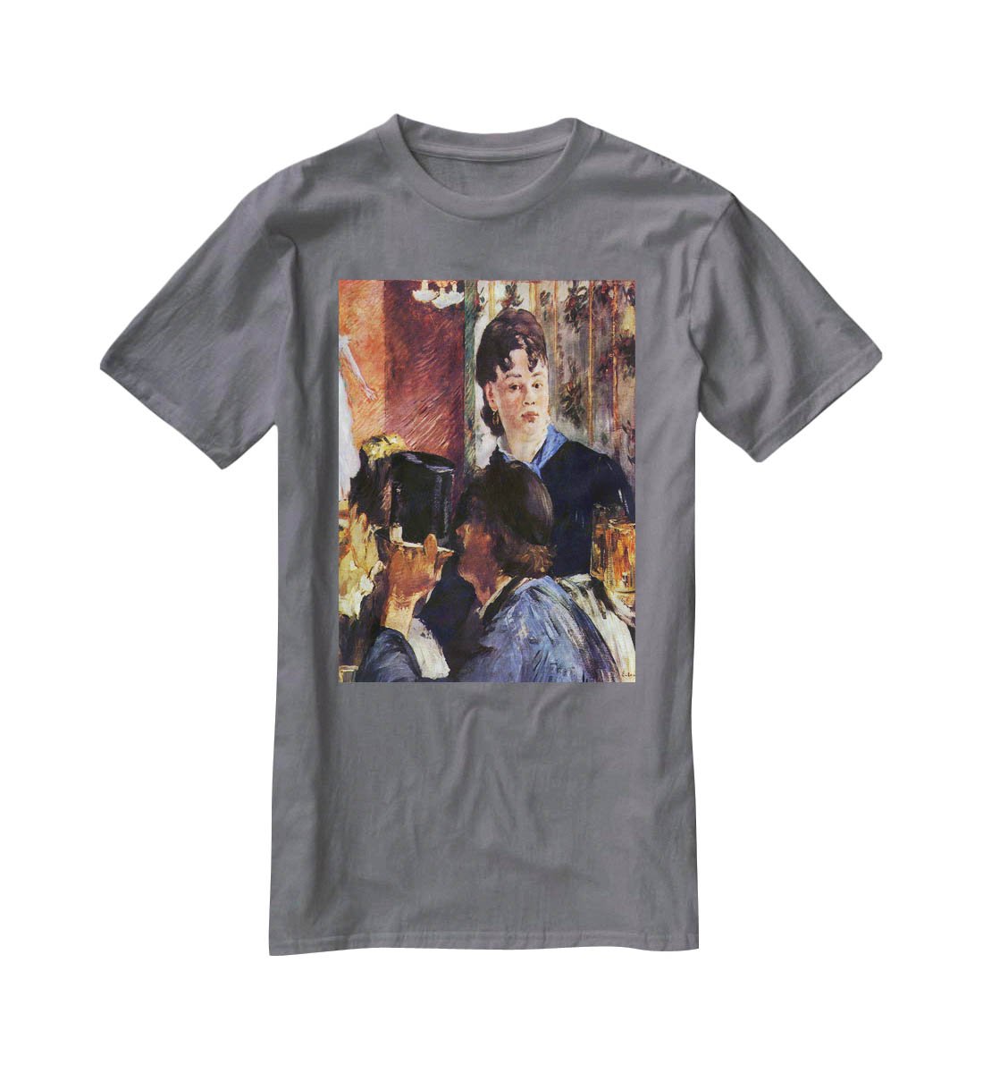 Waitress by Manet T-Shirt - Canvas Art Rocks - 3