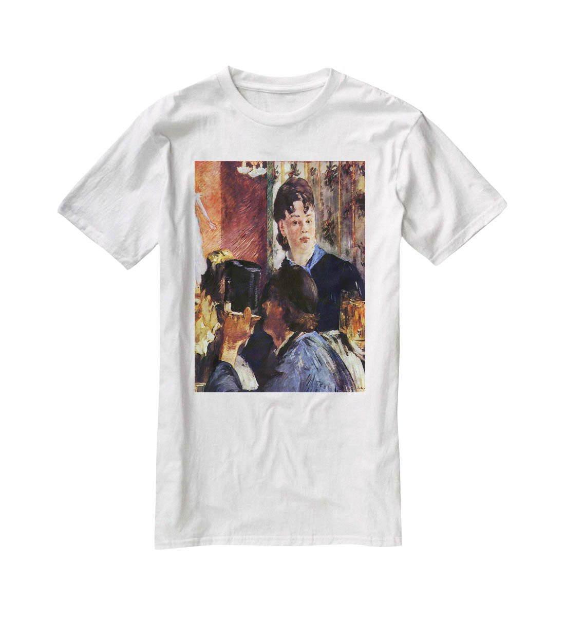 Waitress by Manet T-Shirt - Canvas Art Rocks - 5