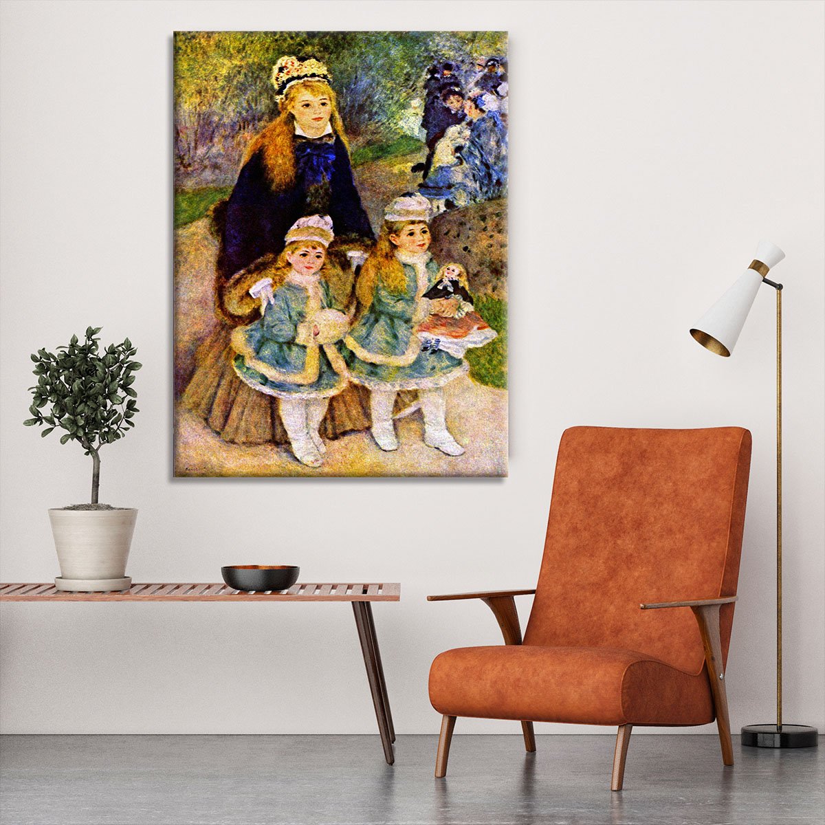Walk 2 by Renoir Canvas Print or Poster