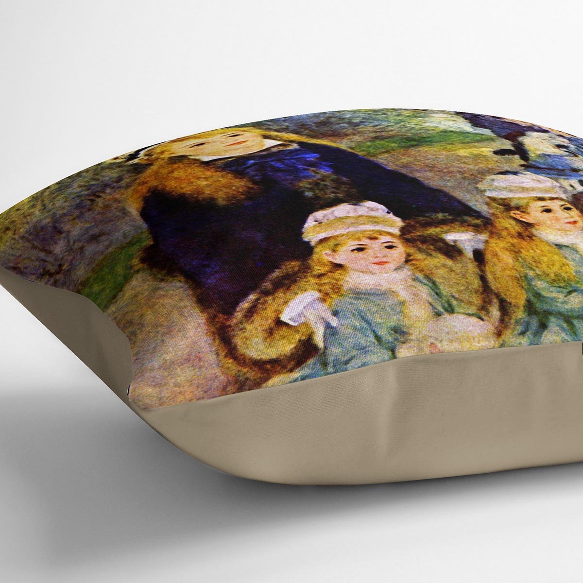 Walk 2 by Renoir Throw Pillow