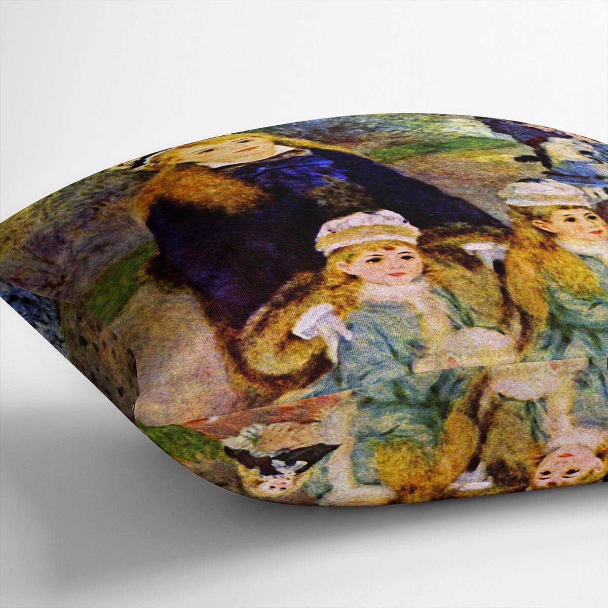 Walk 2 by Renoir Throw Pillow