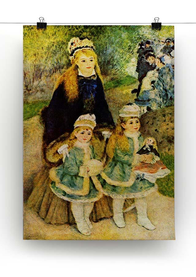 Walk by Renoir Canvas Print or Poster - Canvas Art Rocks - 2