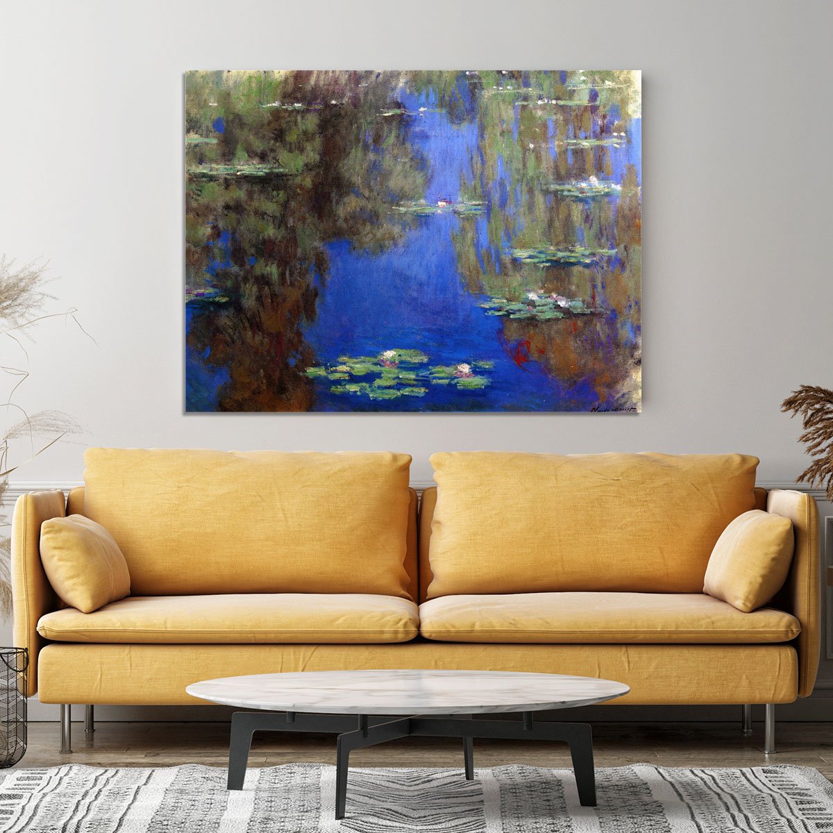 Water Lilies 6 By Manet Canvas Print or Poster