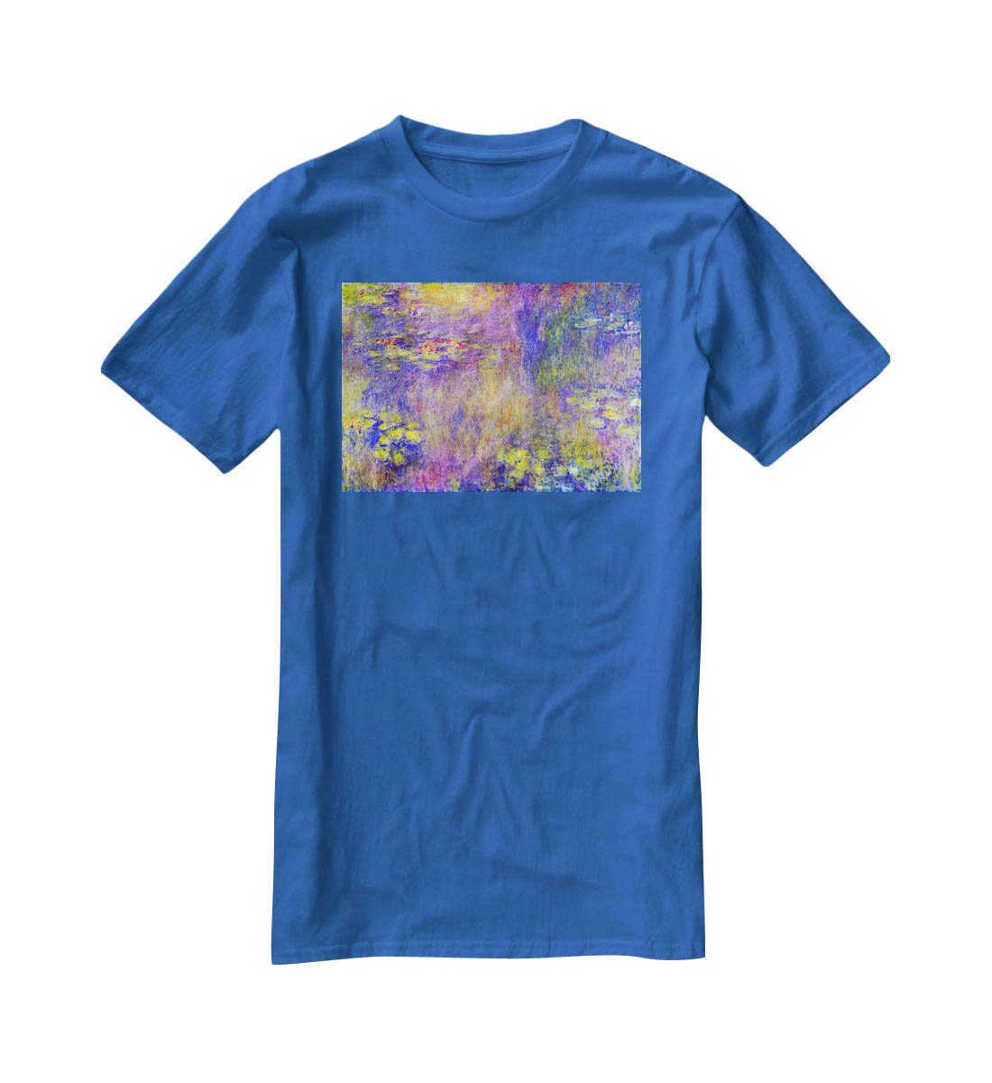 Water Lilies Yellow nirvana by Monet T-Shirt - Canvas Art Rocks - 2