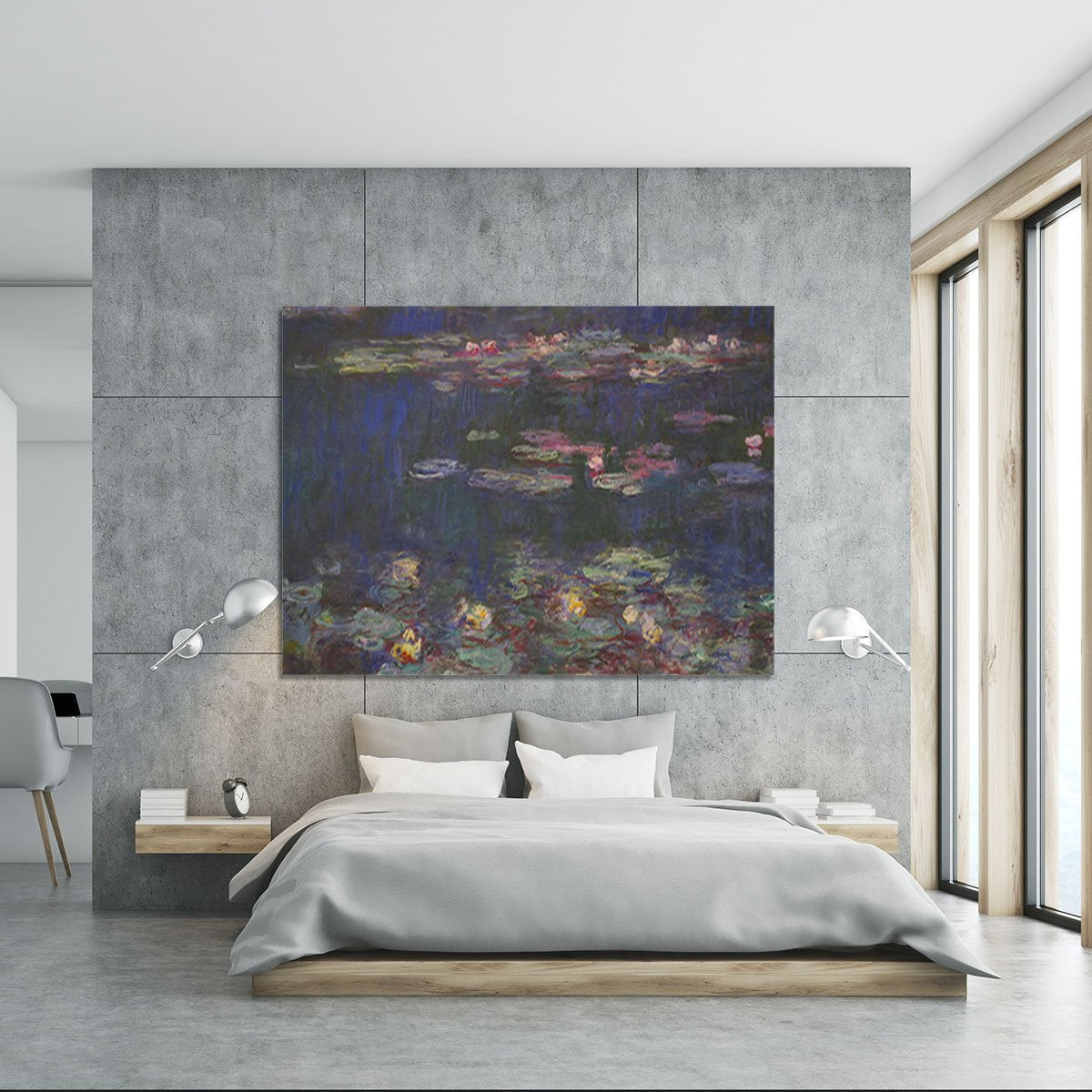 Water Lillies 11 by Monet Canvas Print or Poster