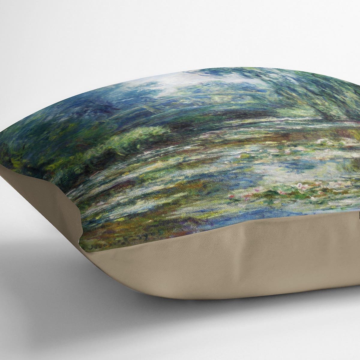 Water Lillies in Monets Garden by Monet Throw Pillow
