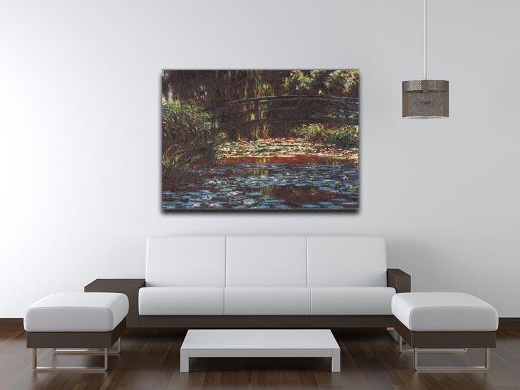 Water Lily Pond 1 by Monet Canvas Print & Poster - Canvas Art Rocks - 4