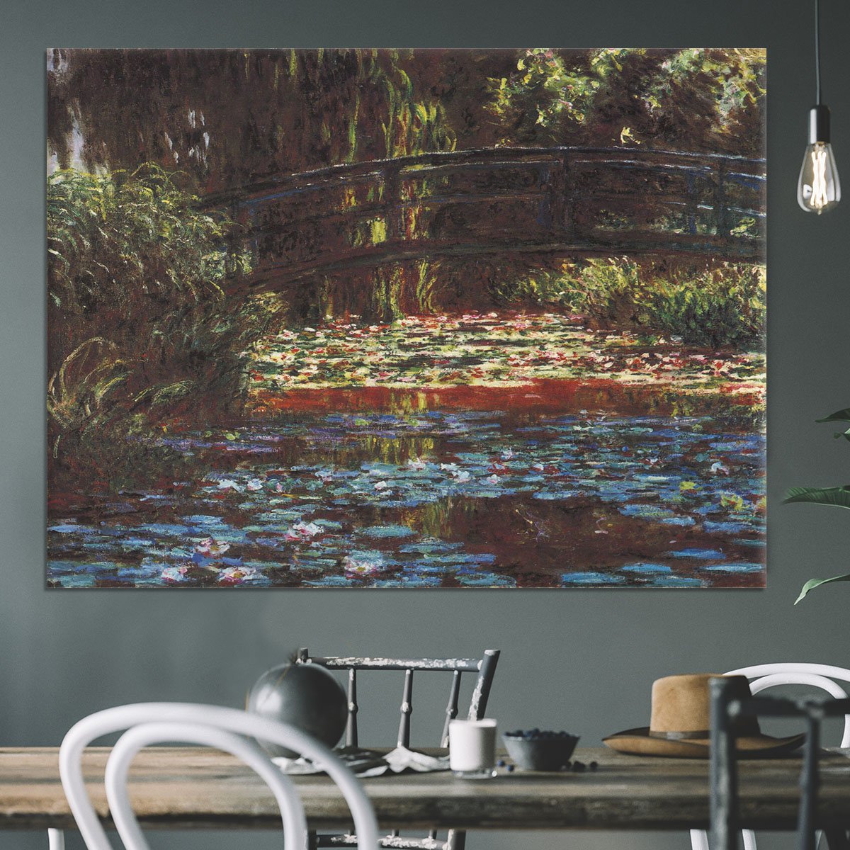 Water Lily Pond 1 by Monet Canvas Print or Poster