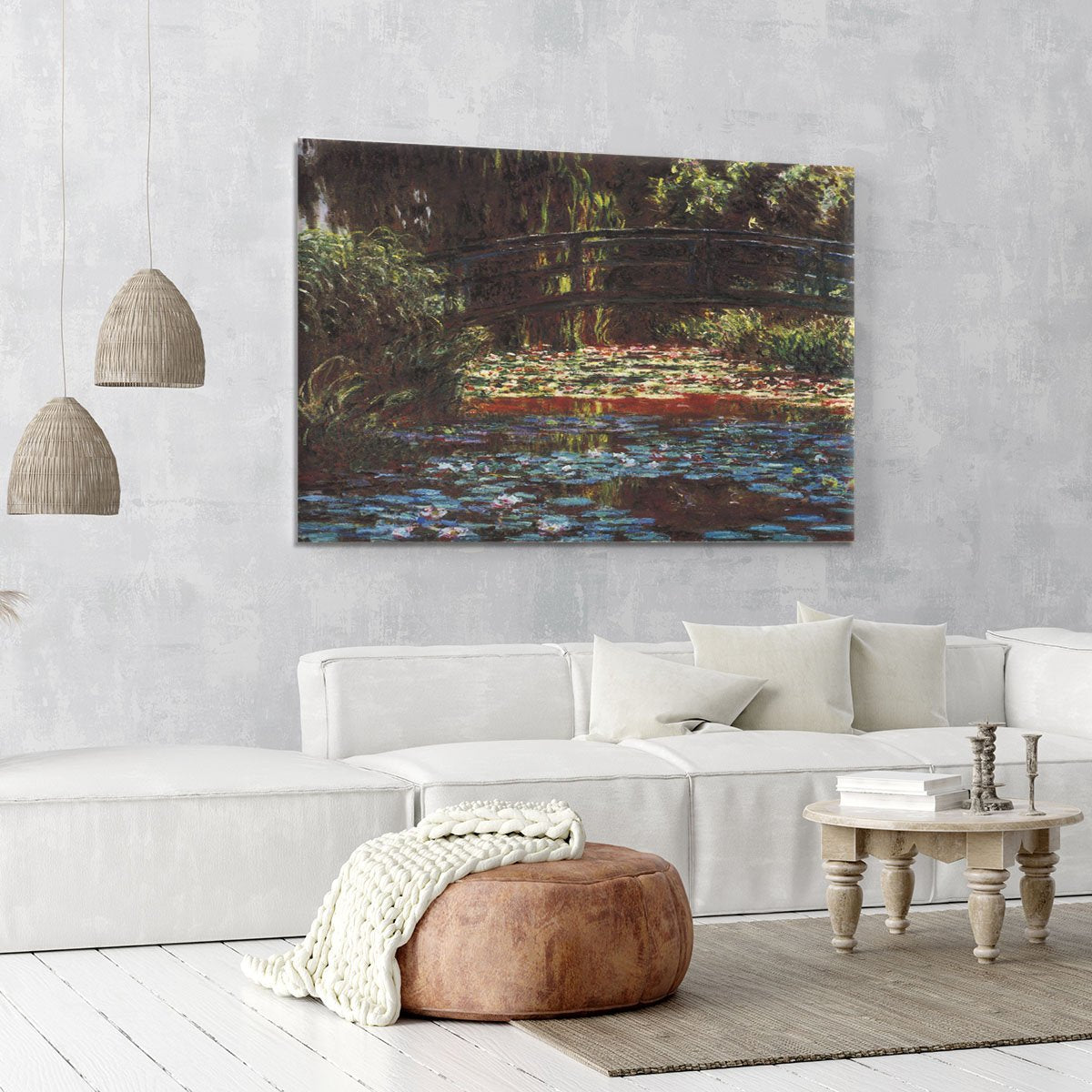 Water Lily Pond 1 by Monet Canvas Print or Poster