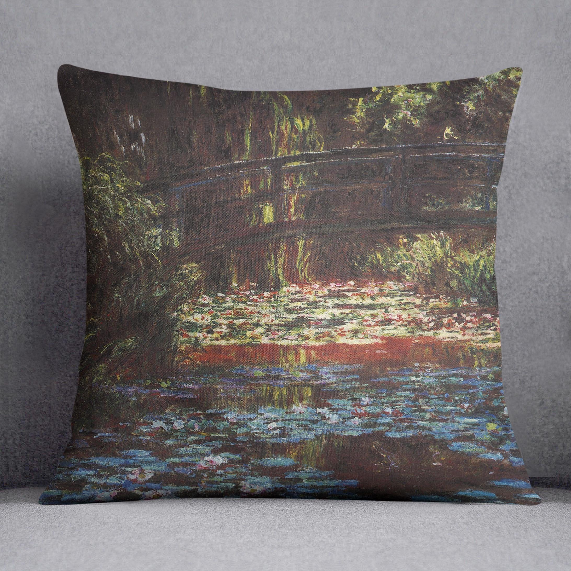 Water Lily Pond 1 by Monet Throw Pillow