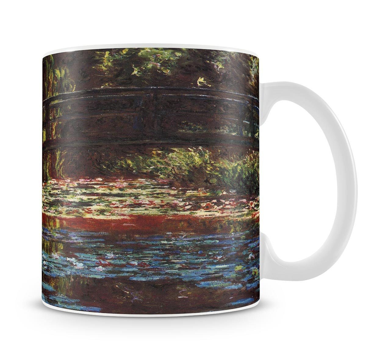 Water Lily Pond 1 by Monet Mug - Canvas Art Rocks - 4