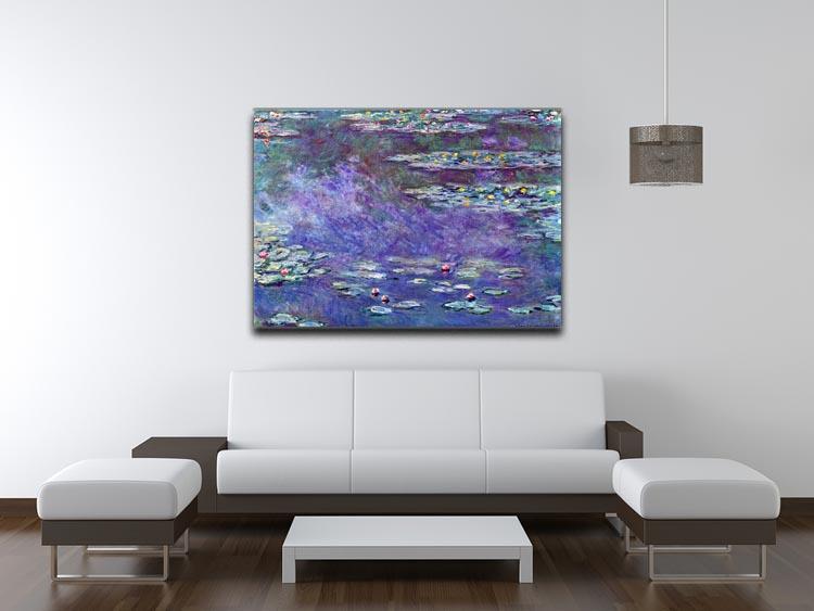 Water Lily Pond 3 by Monet Canvas Print & Poster - Canvas Art Rocks - 4