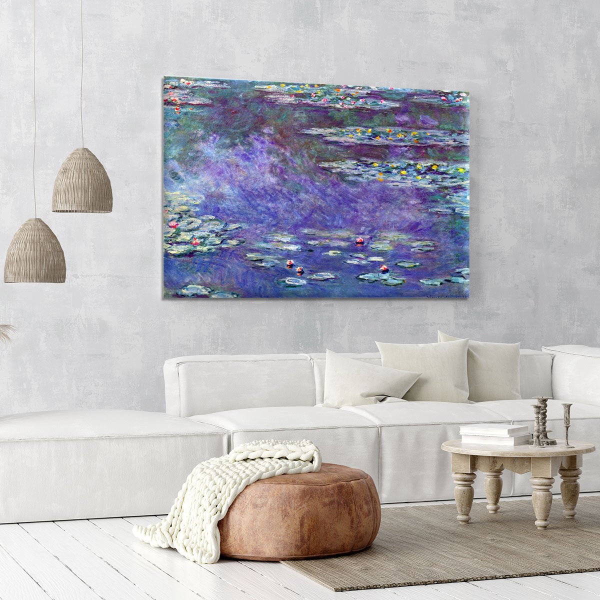 Water Lily Pond 3 by Monet Canvas Print or Poster