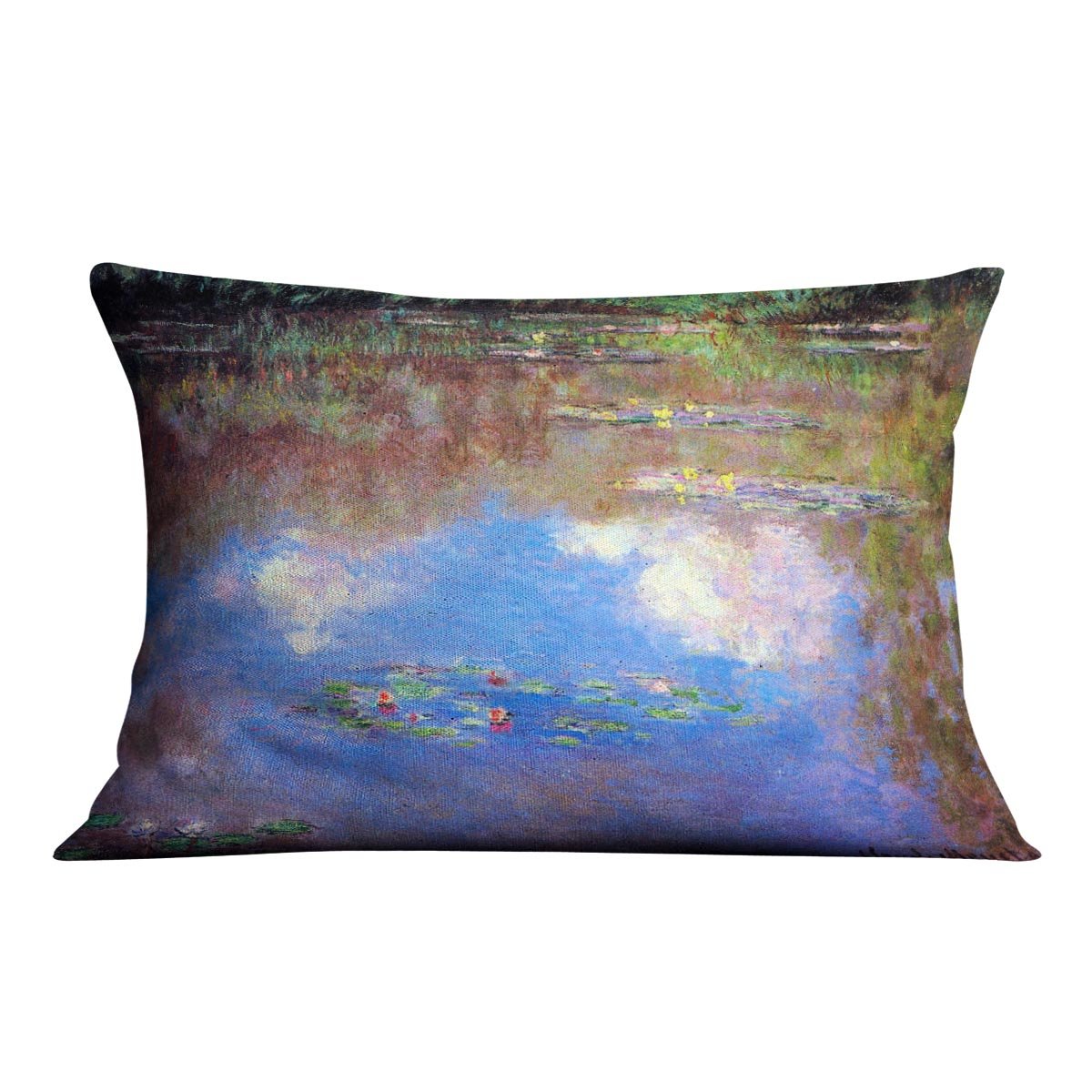 Water Lily Pond 4 by Monet Throw Pillow