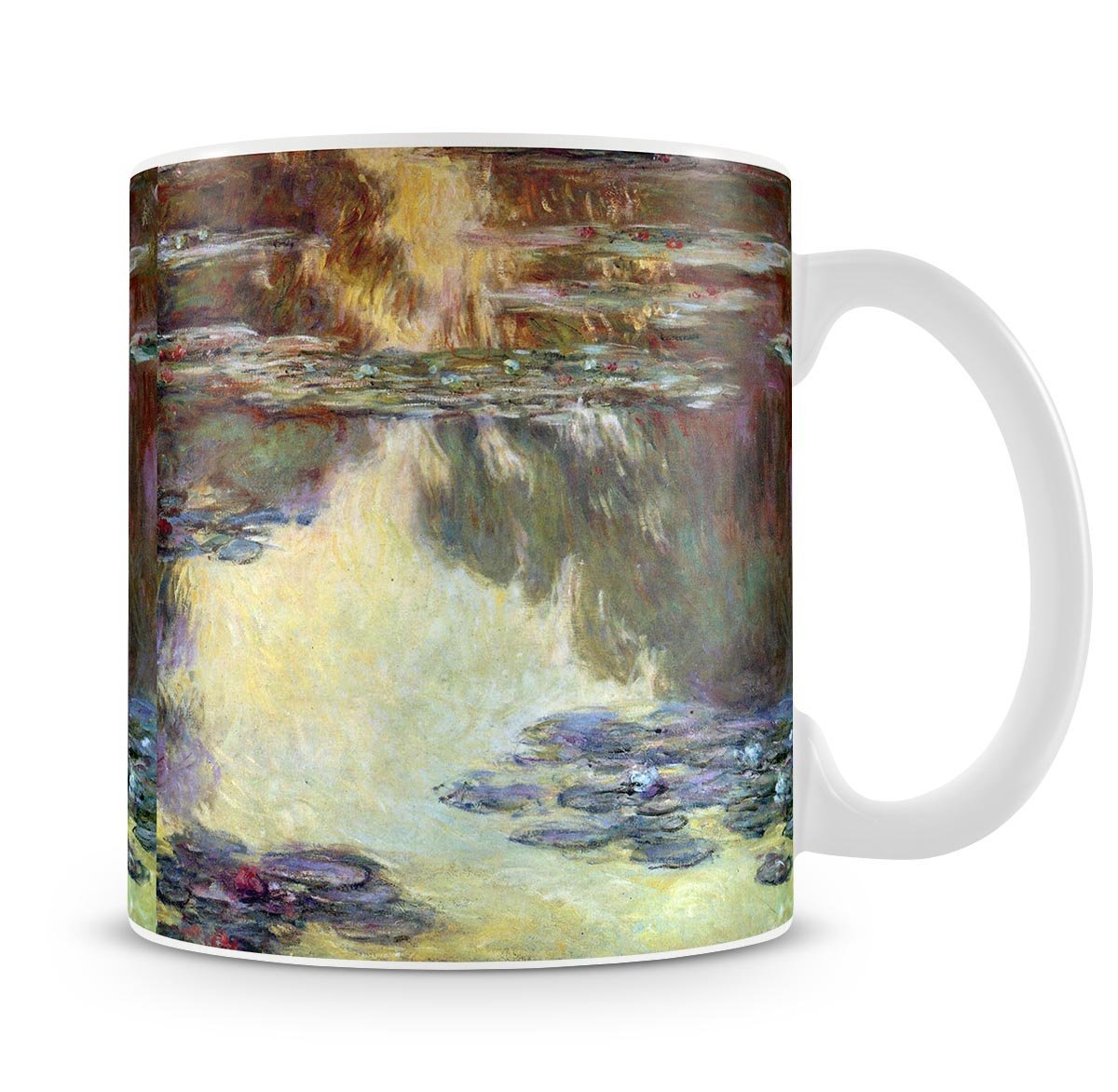 Water lilies water landscape 6 by Monet Mug - Canvas Art Rocks - 4