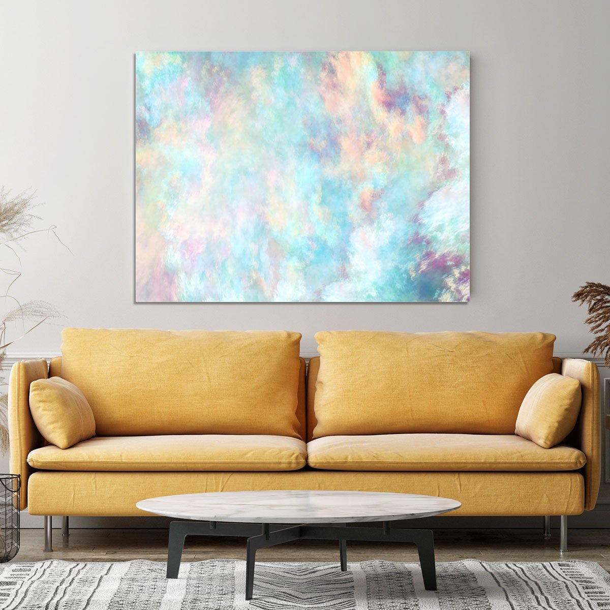 Watercolour Clouds Canvas Print or Poster