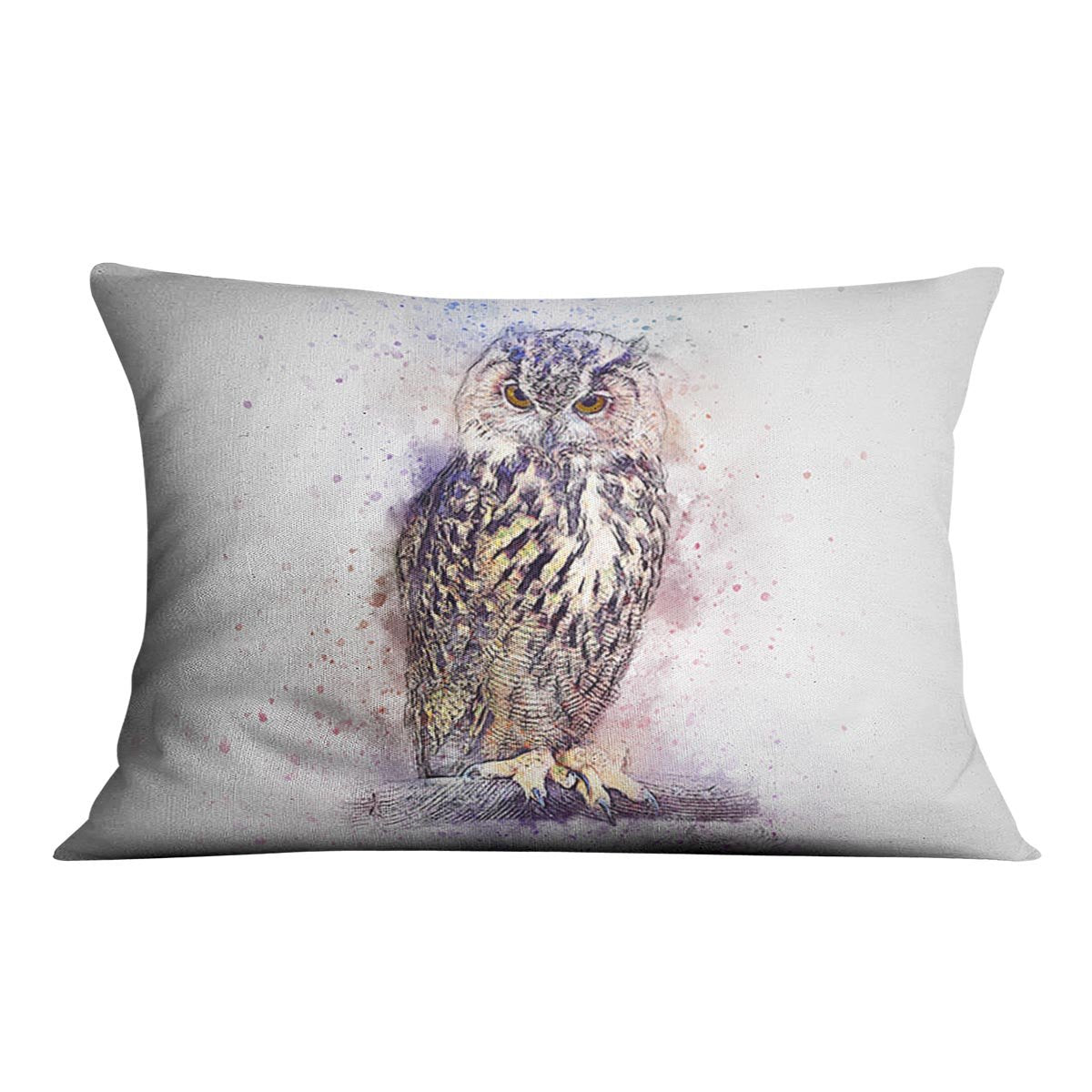 Watercolour Owl Cushion