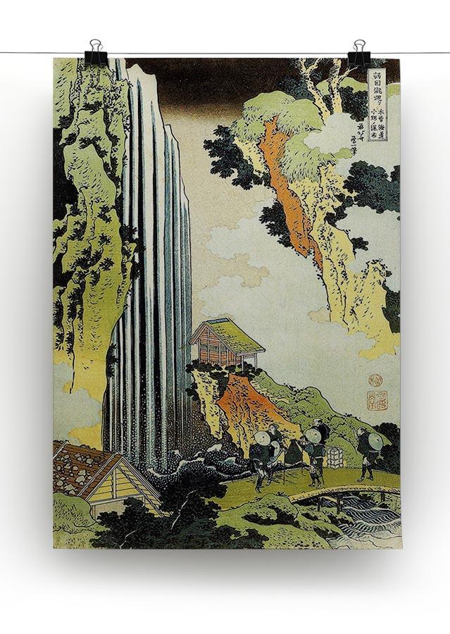 Waterfall by Hokusai Canvas Print or Poster - Canvas Art Rocks - 2