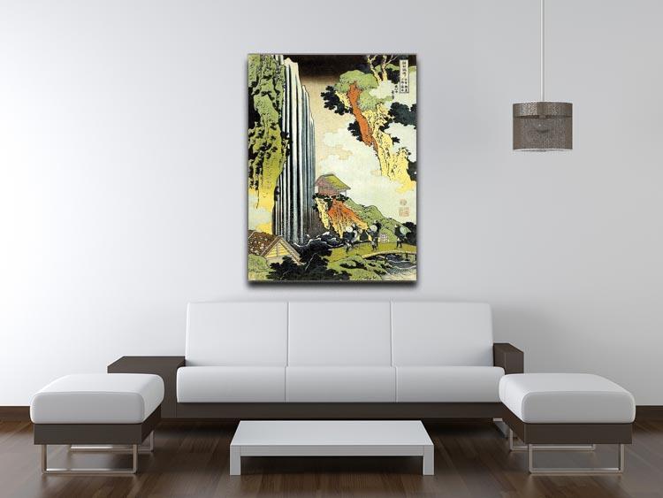Waterfall by Hokusai Canvas Print or Poster - Canvas Art Rocks - 4