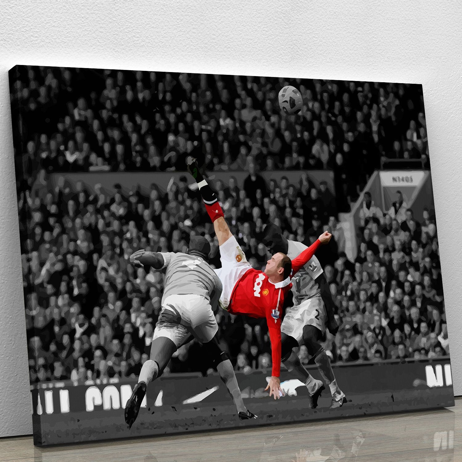 Wayne Rooney Bicycle Kick Canvas Print or Poster