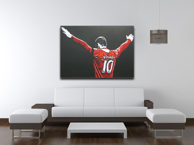 Wayne Rooney Canvas Print - Canvas Art Rocks - 4