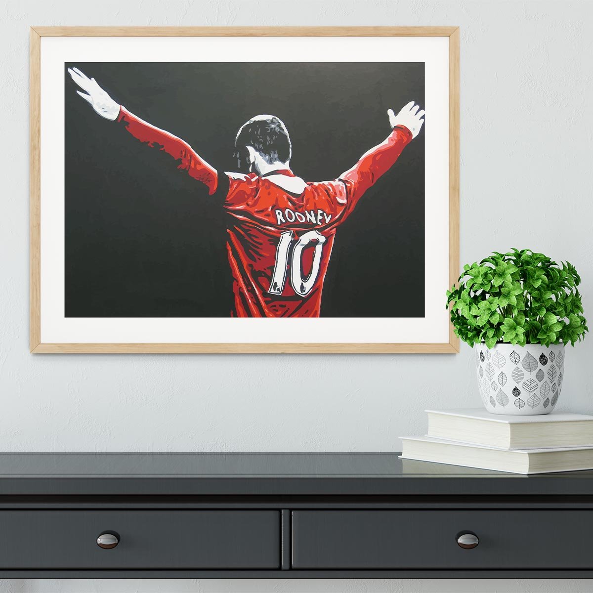 Wayne Rooney Framed Print - Canvas Art Rocks - 3