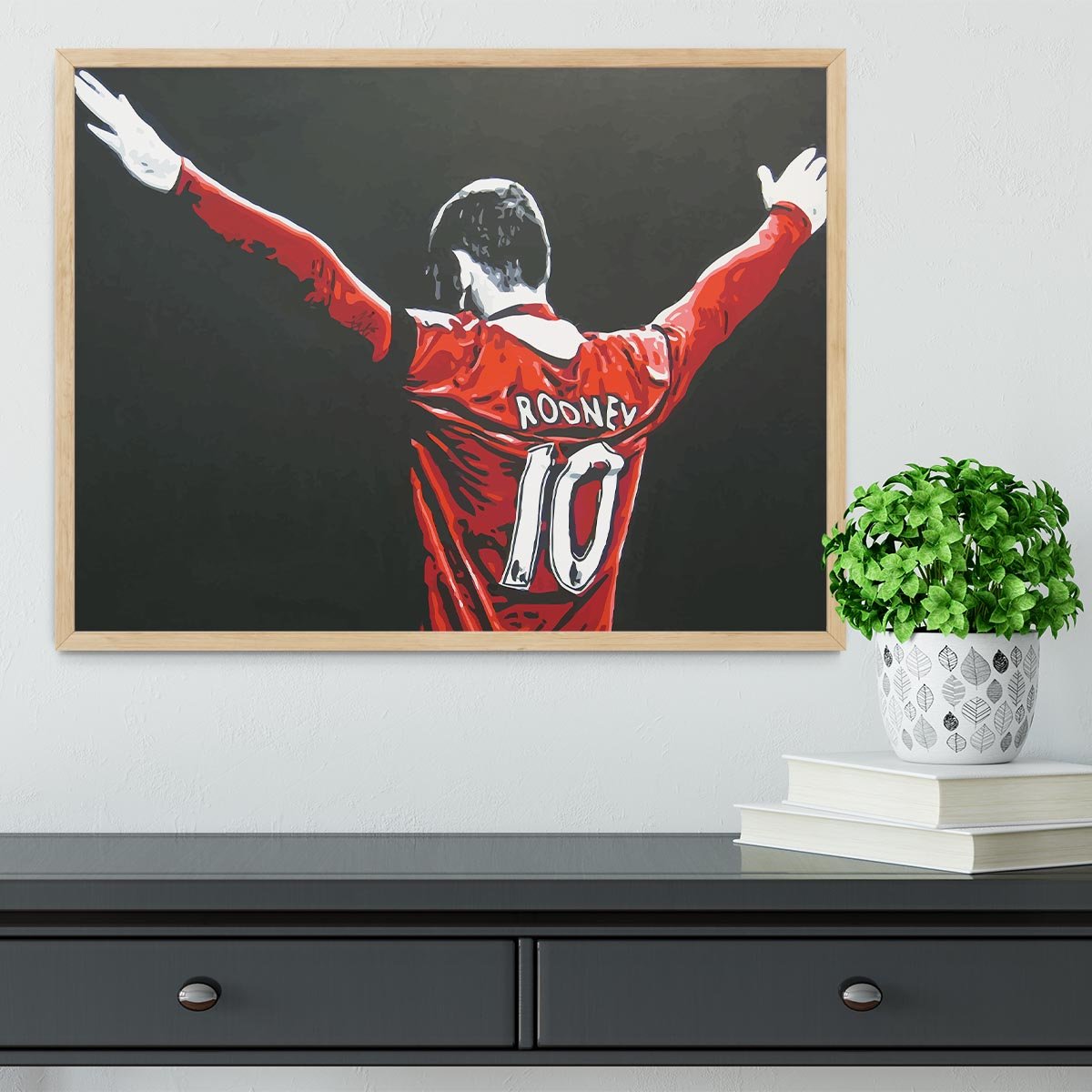 Wayne Rooney Framed Print - Canvas Art Rocks - 4