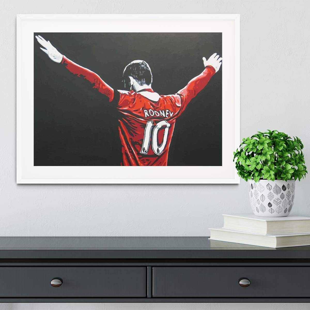 Wayne Rooney Framed Print - Canvas Art Rocks - 5