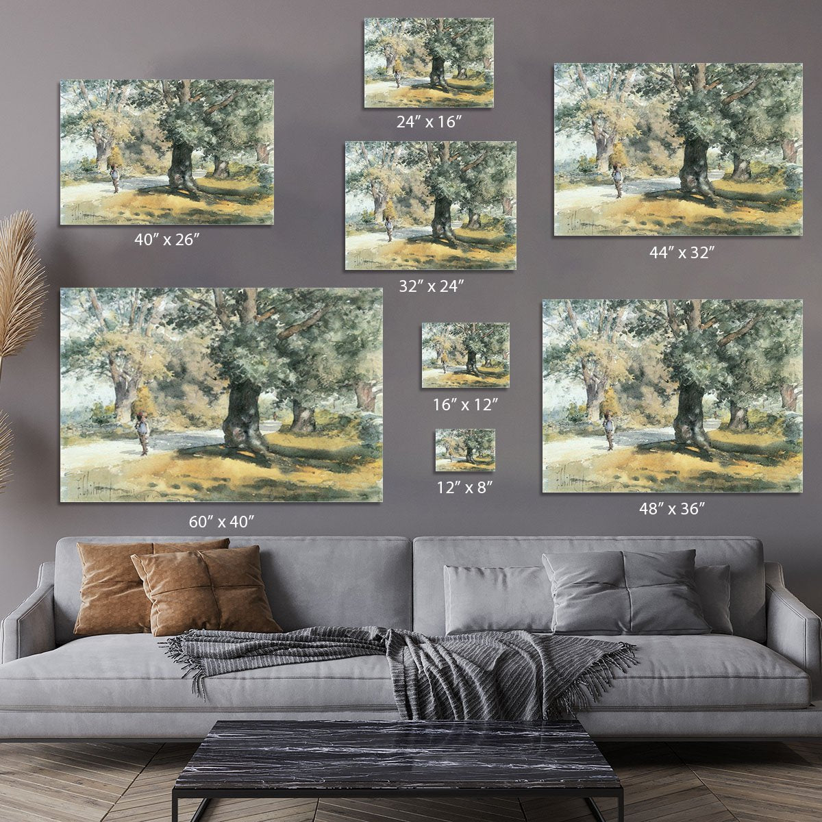 Wayside Inn Mass by Hassam Canvas Print or Poster