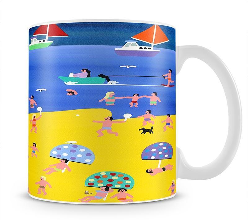 We are on holiday by Gordon Barker Mug - Canvas Art Rocks - 1