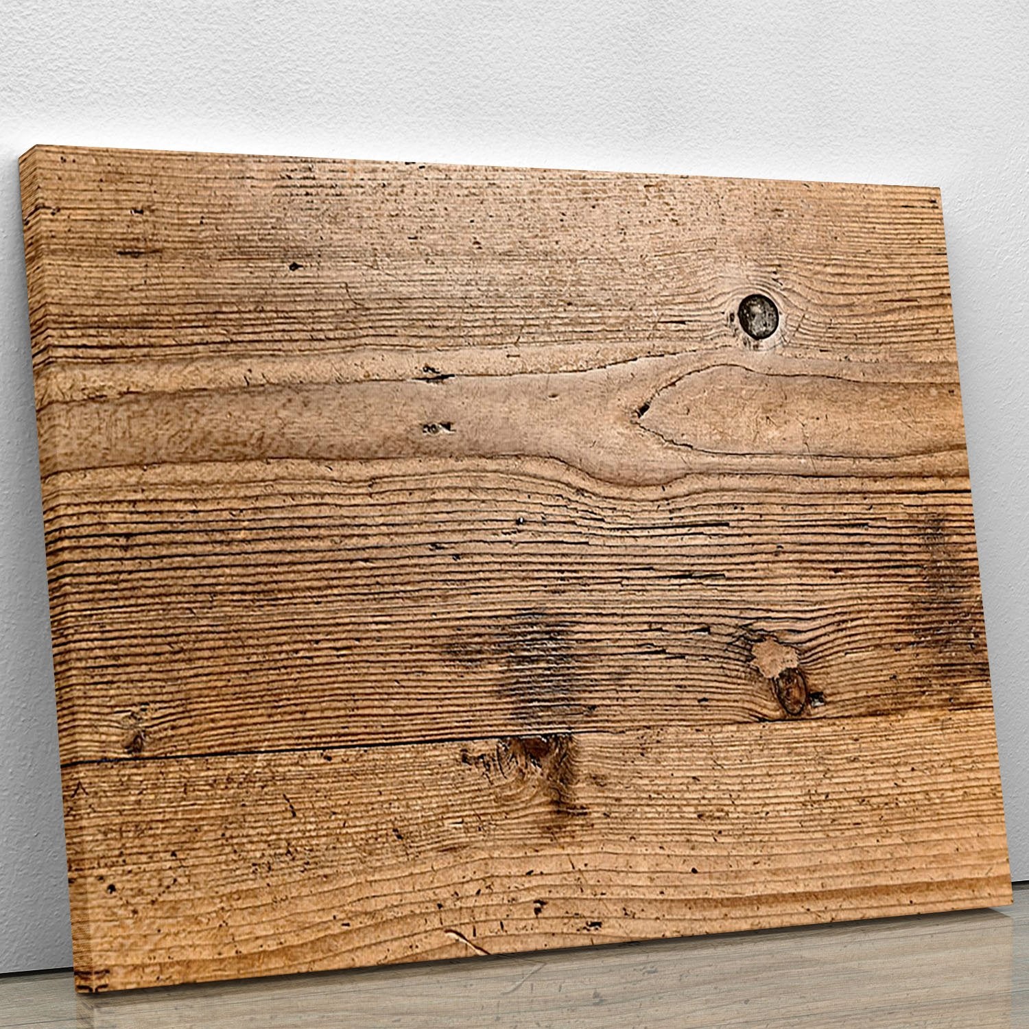 Weathered wood Canvas Print or Poster