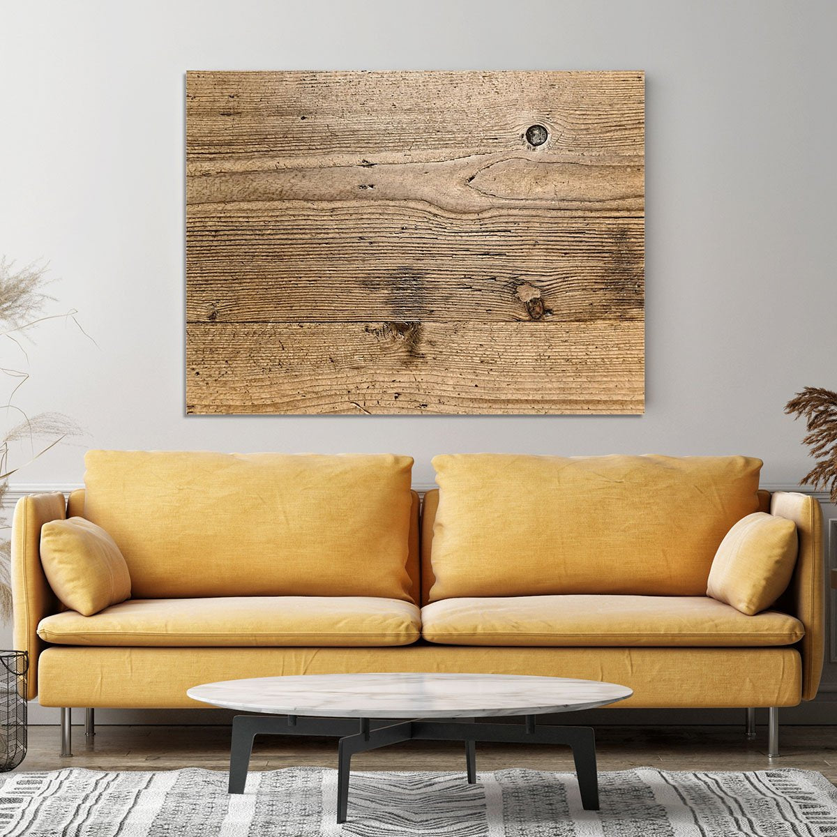 Weathered wood Canvas Print or Poster
