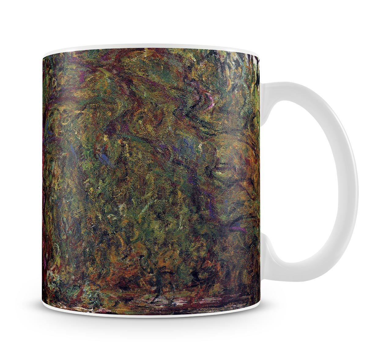 Weeping willow by Monet Mug - Canvas Art Rocks - 4