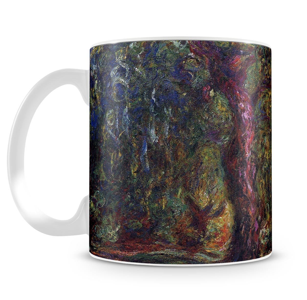 Weeping willow by Monet Mug - Canvas Art Rocks - 4