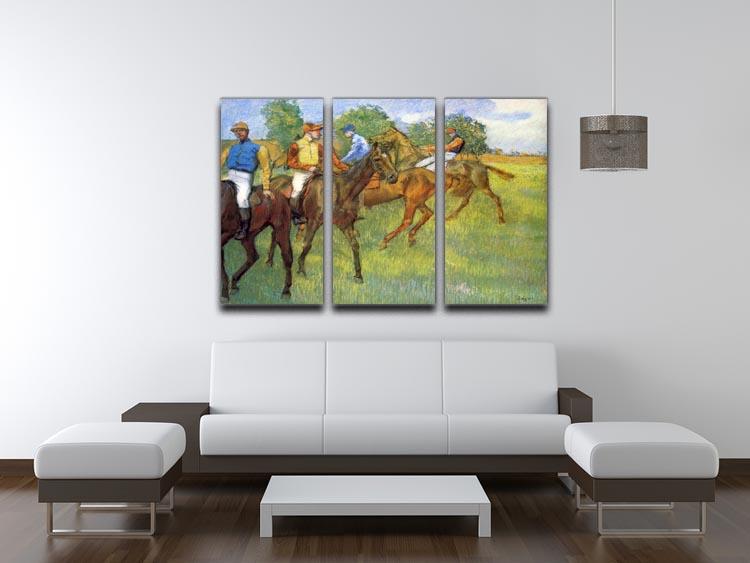 Weigh out by Degas 3 Split Panel Canvas Print - Canvas Art Rocks - 3
