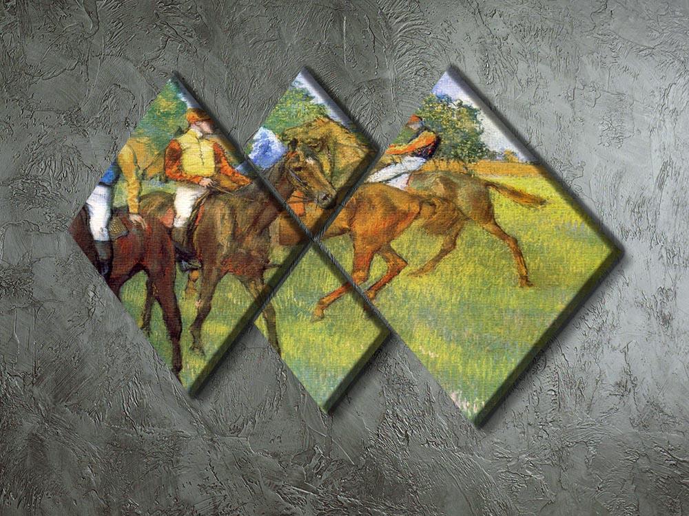 Weigh out by Degas 4 Square Multi Panel Canvas - Canvas Art Rocks - 2
